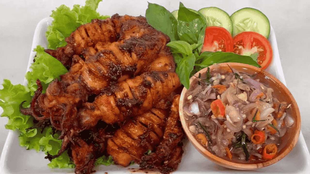Cumi Bakar Pedas Manis yang Juicy dan Harum Menggoda