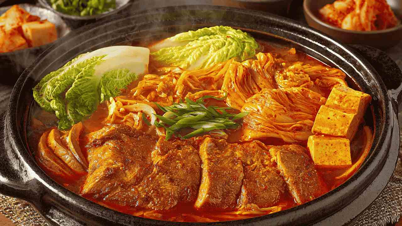 Kimchi Jjigae Korea Rumahan dengan Kuah Pedas Gurih